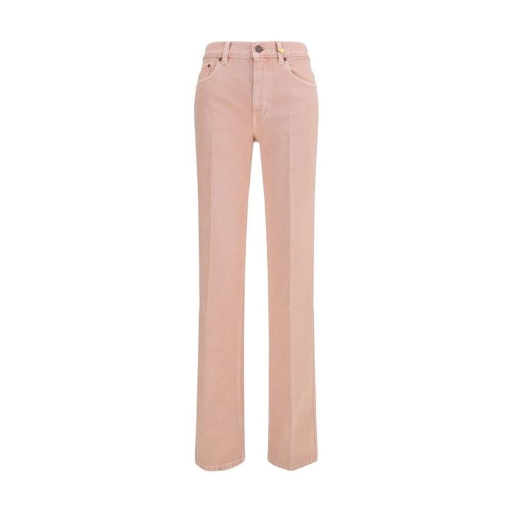Chloé Multicolor Cotton Straight-Leg Women's Jeans